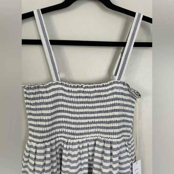 Urban Outfitters Lumiere Woven Blue/ White Stripe Dress. New with tag - Picture 9 of 11
